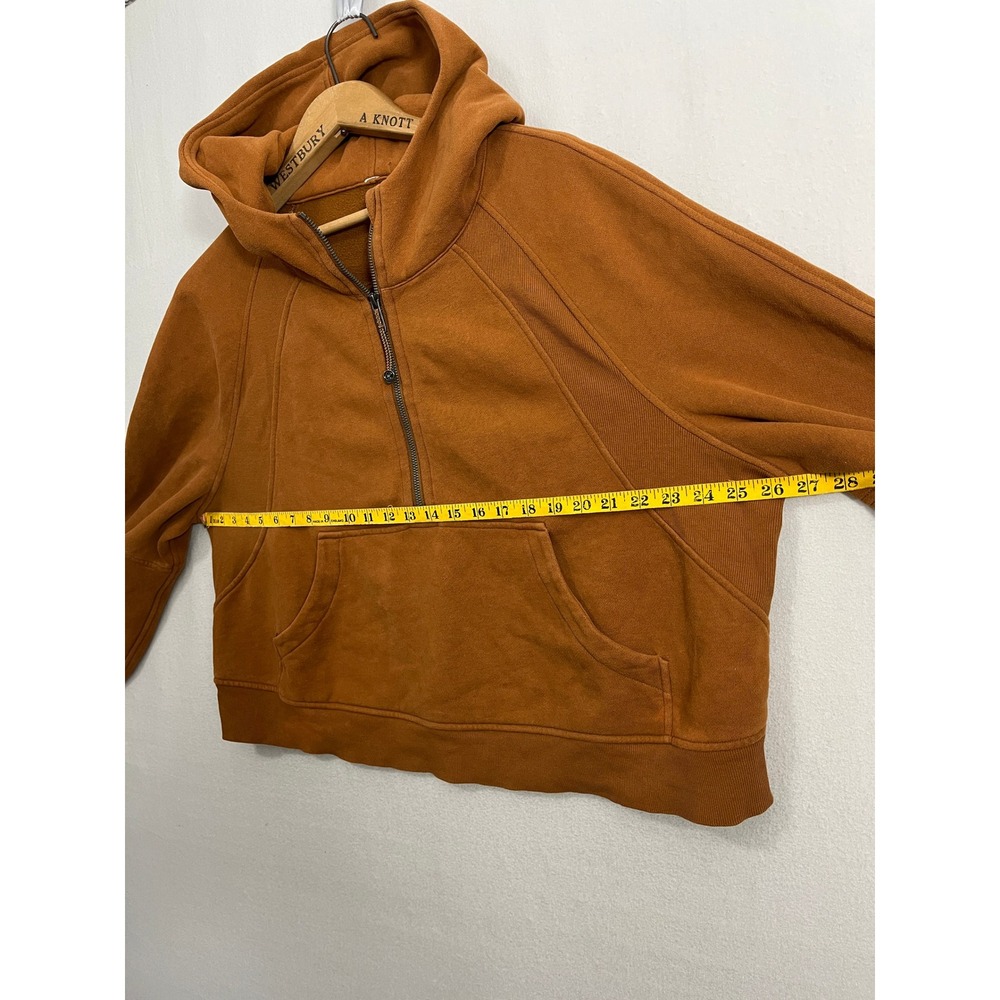 Lululemon Scuba Oversized Half Zip Hoodie Copper Brown XL/XXL LW3DM4S - Picture 6 of 11
